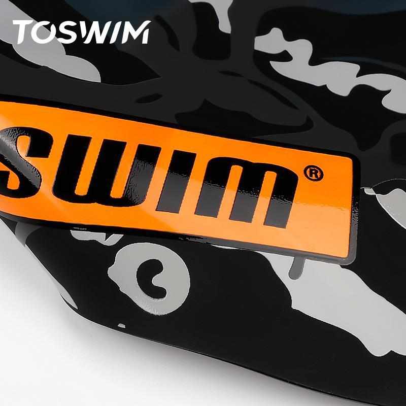 TOSWIM拓胜泳帽防水可爱时尚成人不勒头大号硅胶游泳帽