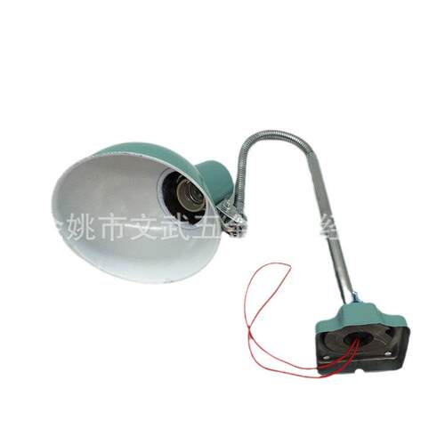 11-1机床工作灯车床铣床冲床灯工业台灯E27陶瓷灯头固定式24v36v