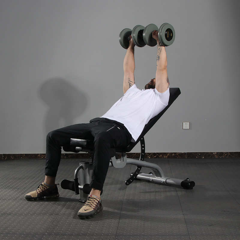 推现货椅飞鸟卧11凳仰卧起坐当可板腹肌哑铃凳 调节厂家健身商用