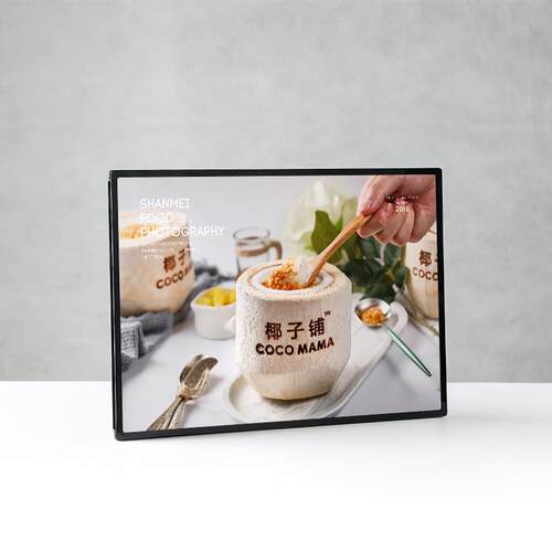 发光点餐牌 摆台灯箱广告牌   led奶茶店吧台桌面 立式菜单价目表