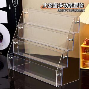 吧唧展示架徽章色纸手账卡片卡牌明信片置物架透明压克力谷子陈列