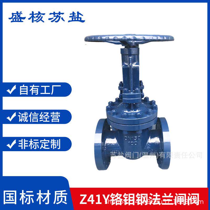 Z41Y-16I25V国标高温铬钼钢20CrMoV高压手动明杆导热油蒸汽闸阀