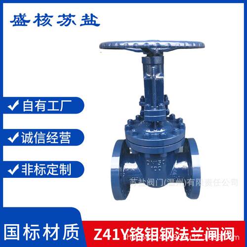 Z41Y-16I25V国标高温铬钼钢20CrMoV高压手动明杆导热油蒸汽闸阀