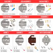 HESO衡烁手动压线 7.5寸钳口模具 线钳SN系列替换磨具