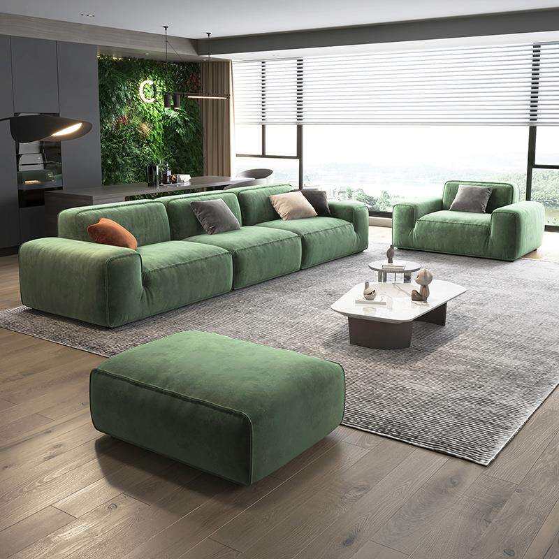 新款大黑牛布艺沙发现代简约雪尼尔沙发奶油风2026小户型客厅沙发