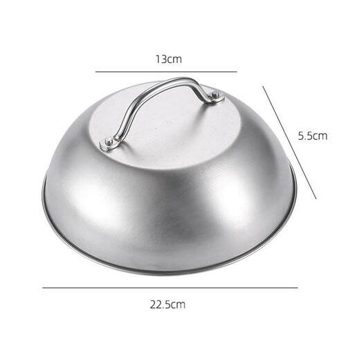 蒸锅锅盖高盖加高加厚不锈钢家用26cm29盖子炒锅汤锅通用配件单独
