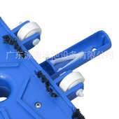 游泳池带侧刷吸污头吸污盘14英寸鱼池浴池清洁工具吸污机配件