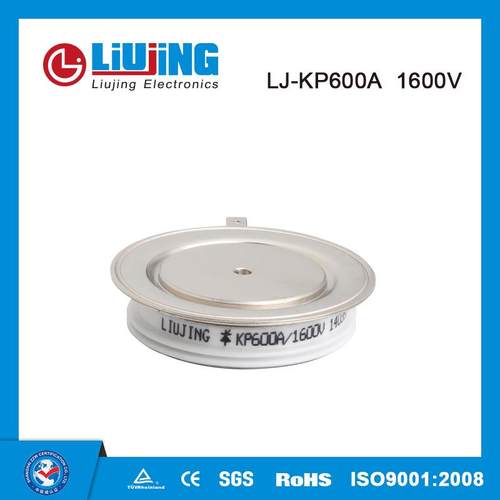 柳晶半凸型可控硅平板KP600A1600V 全封闭陶瓷-金属平板型结构