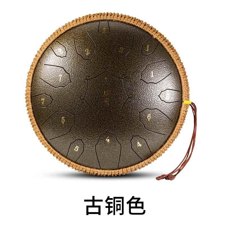 高档盘14寸钢15音空灵色鼓汉D调C调钛合金钛钢空灵鼓空鼓专业演奏
