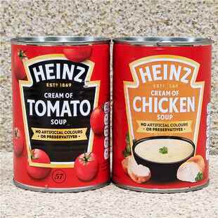亨氏忌廉鸡汤英国番茄奶油汤速食汤罐头HEINZ CREAM CHICKEN SOUP