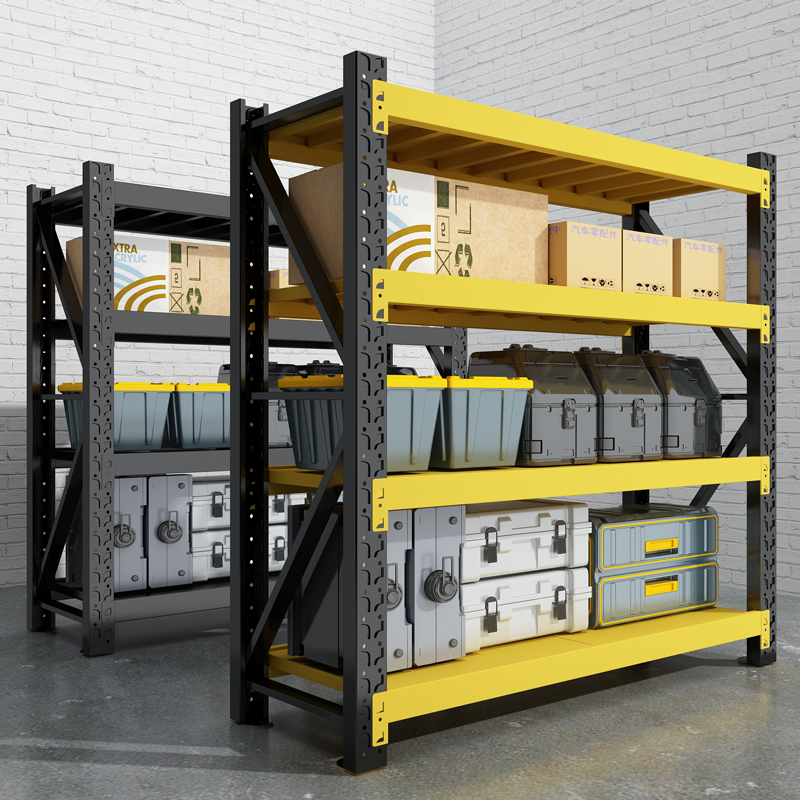 仓库货架多层置物架加厚家用仓储多功能储物架重型货物落地铁架子