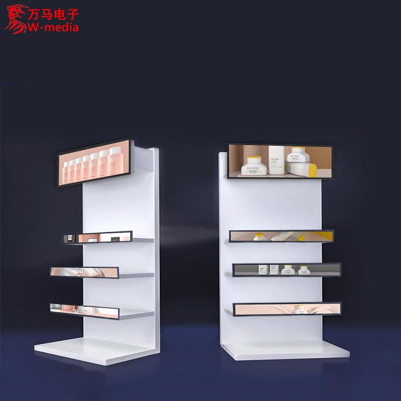 条形屏65寸/25寸长条货架广告机超市货架液晶显示屏28寸厂家屏
