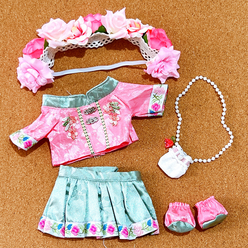 连衣裙批发cm裙子玩偶棉花娃娃