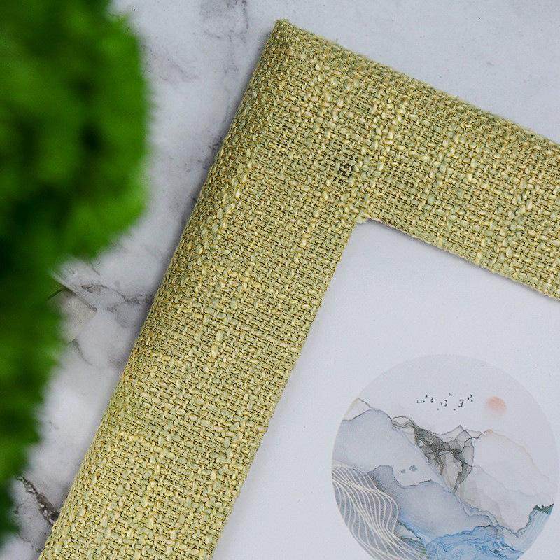 婚庆摆设结艺手工照片7情侣寸台亚麻布现代摆6寸相框简约样板间,家居饰品,相框/画框,淘宝优惠券,粉丝福利购,淘宝优惠卷