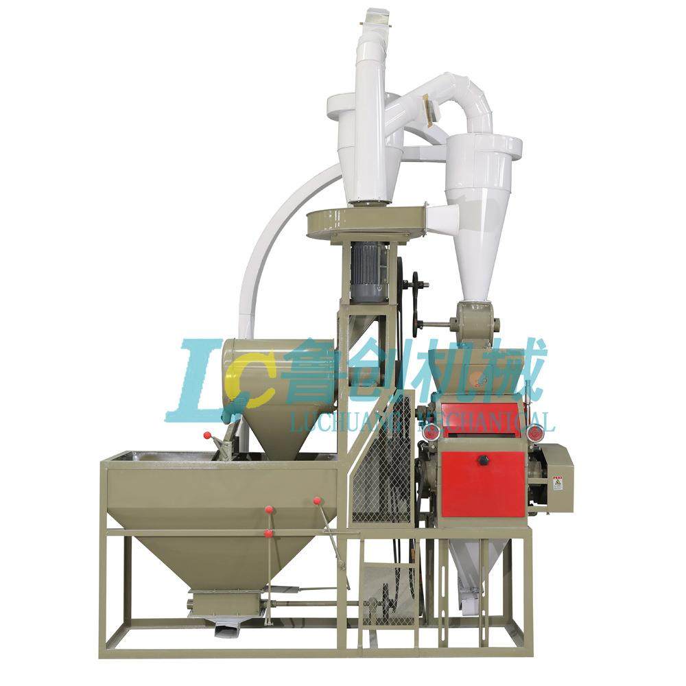 全自动小麦磨面机 对辊式小麦面粉加工设备 磨坊小型杂粮面粉机
