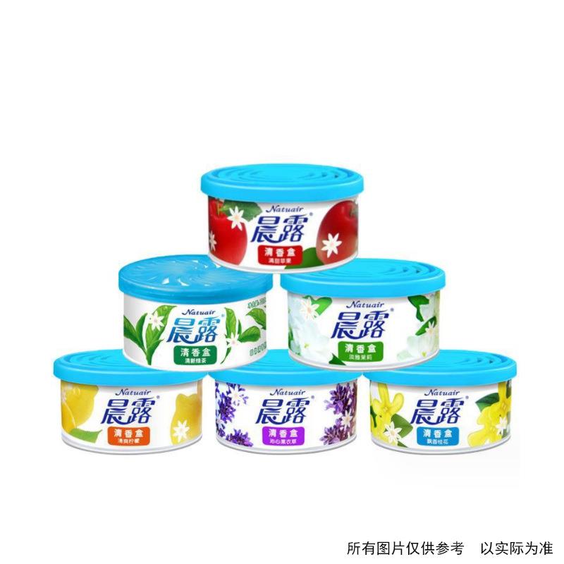 晨露固体空气清新剂70g茉莉清香桂花柠檬薰衣草芳香车载香薰