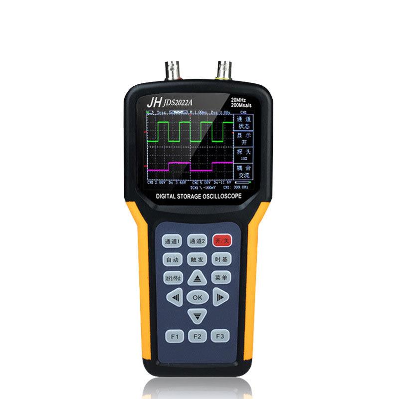 金涵JDS2022A双通道数字示波器 手持式汽车电器电路维修 升级35M