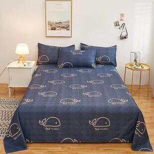 bedcover sheet flat student cover bedsheet bed single