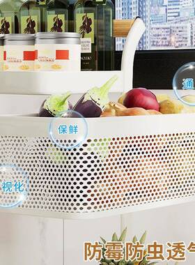 水果蔬菜子收落纳架厨房旋转多功能置物架cy-najie家用地多层食零