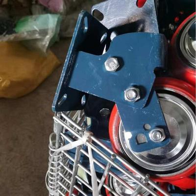 6寸聚氨酯重型减震万向定向刹车轮