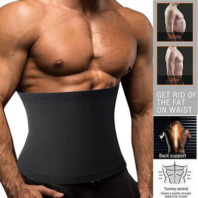 Sauna Waist Trimmer Belly Wrap Workout Sport Sweat Band Abdo