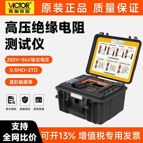 胜利绝缘电阻测试仪VC9600 5KV数字兆欧表VC9620 10KV绝缘电阻仪