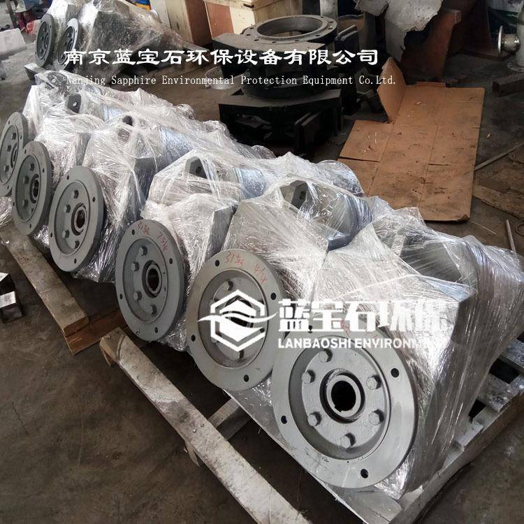 硬齿面减速机斜齿轮双曲面搅拌机轴碳钢衬塑叶轮强化玻璃钢