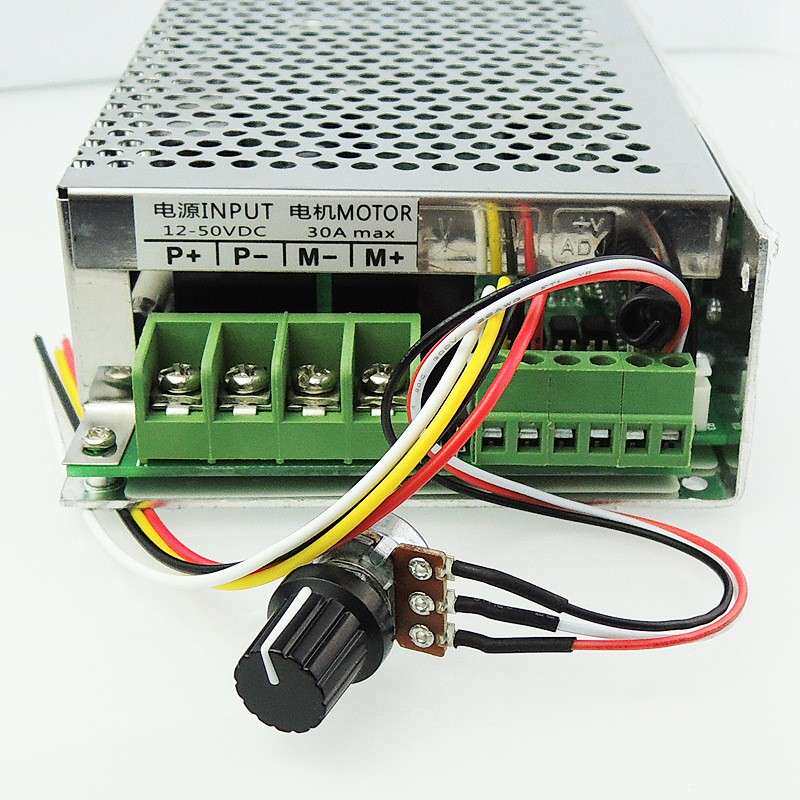 12调V24V30A无遥控速器RINPWM直流电线机调反速器正转调速限位MCR