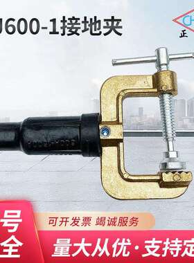 厂家供应电力高压接地线DJ600-1接地夹 单孔地卡 现货供应