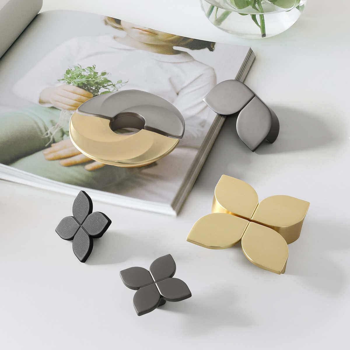 金色对装锌合金拉手北欧风柜门橱柜抽屉酒柜衣柜黑色门把手,住宅家具,拉手,淘宝优惠券,粉丝福利购,淘宝优惠卷