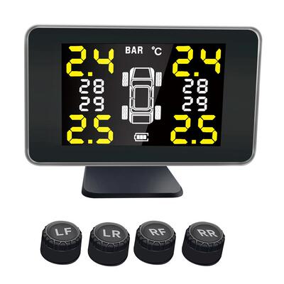 汽车胎压房车轻卡监测器无线高精度轮胎气压TPMS彩屏
