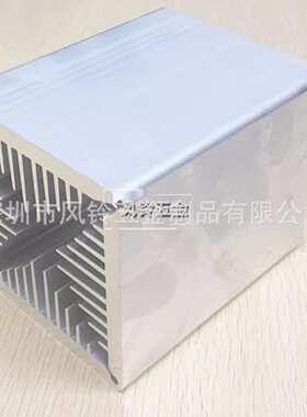 大功率风冷IGBT散热器型材80*80*100电子MOS管散热片功率散热加厚