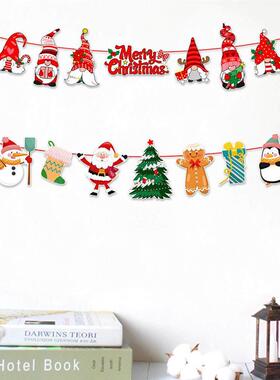 Christmas pull-up banner for party decoration圣诞节拉旗装饰