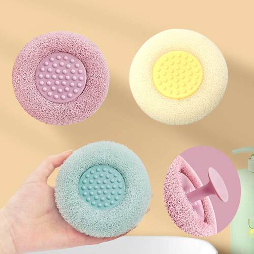 Japanese-style massage suction cup bath ball for men and wom