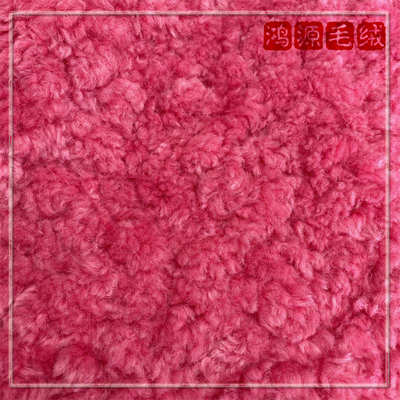 爆款现货贝尔加羊卷毛  卷曲仿羊毛毛绒布料 服装鞋材箱包面料
