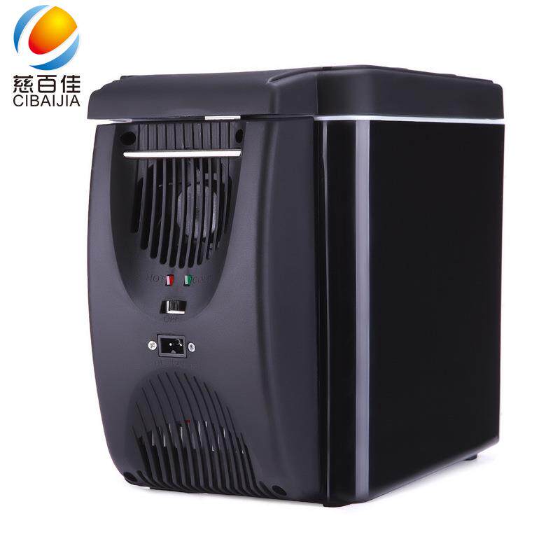 慈百佳6升迷你便携车载冷暖箱 车载冷热型小冰箱 车载冰箱