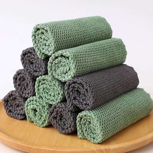 跨境擦玻璃无痕懒人抹布家用洗碗巾吸水速干毛巾多功能清洁巾