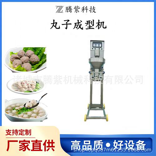 全自动肉丸机商用不锈钢双速肉丸成型机猪肉丸牛肉丸自动肉丸机器
