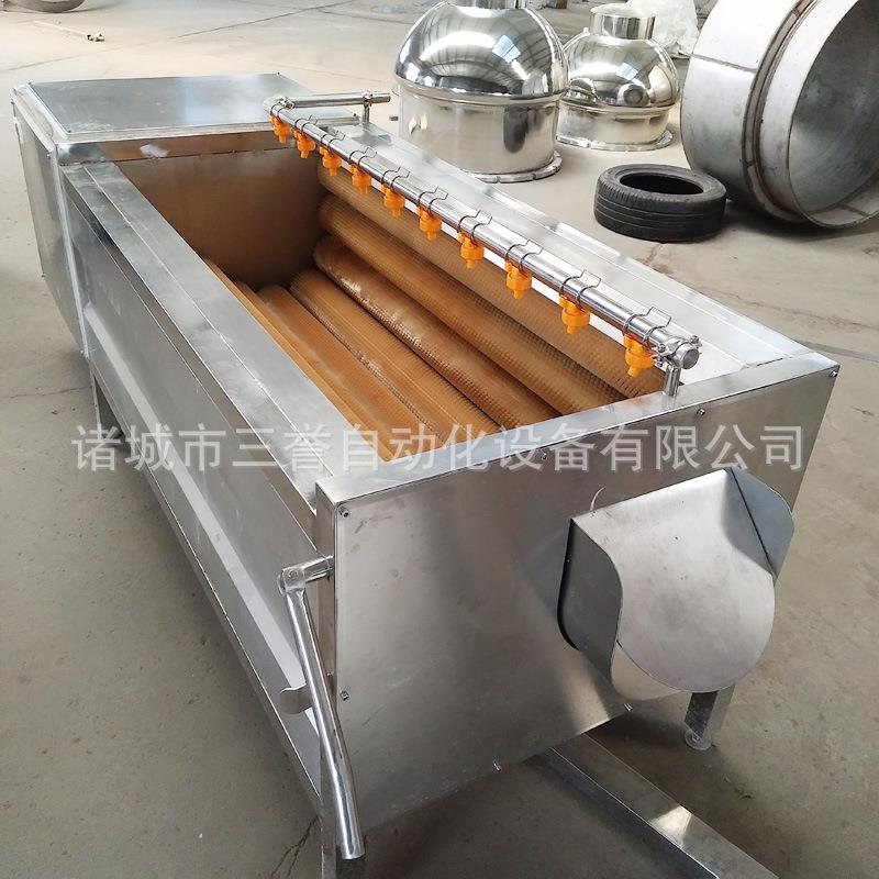 供应1500型毛刷洗鱼机 鲤鱼草鱼去鱼鳞机 大号脱鳞设备