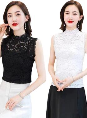 打底衫领子领子蕾丝背心花边假领
