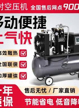 工2业永变频小空压机型高压MSDY-3KW空气磁压缩机木工喷漆汽修工