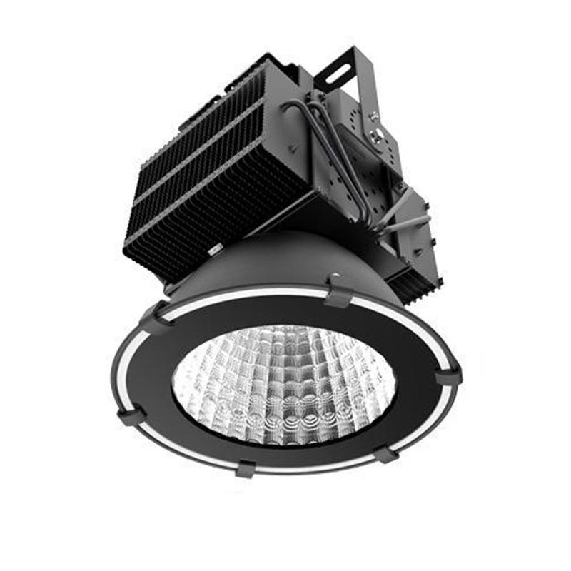 led塔吊灯杆投光射灯300W400W500W工矿灯替2000W建筑之星镝灯