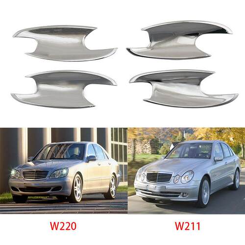 适用于92-02款奔驰W220W211门碗车门把手车身亮片贴