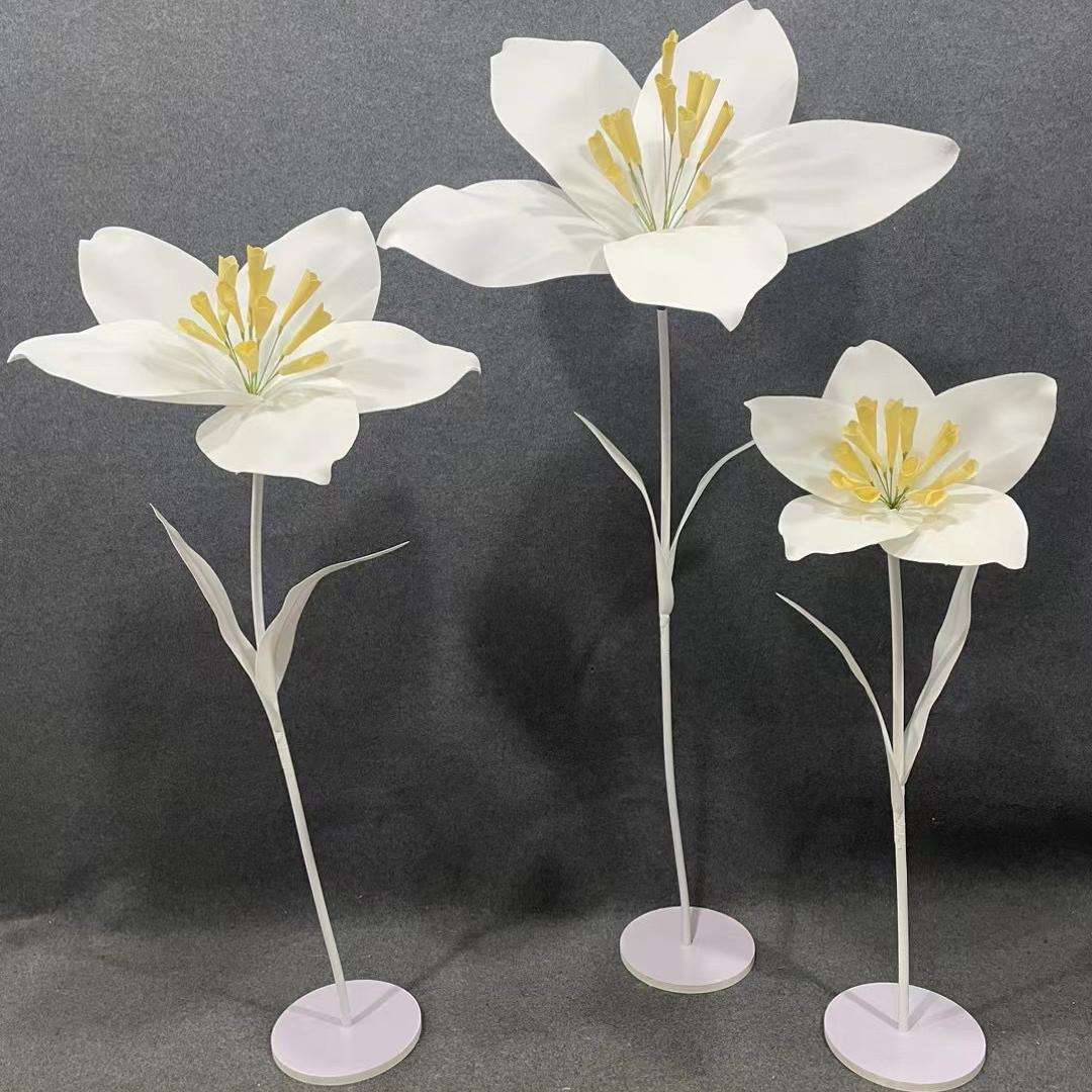 婚庆路引花成品EVA泡沫花婚礼t台场景布置木棉花橱窗装饰道具