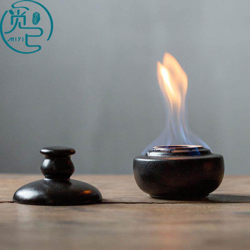 觅已炭炉煮茶炉酒精灯家用户外烧水陶瓷煮茶器温酒炉温茶茶道配件