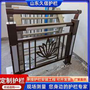 太能阳灯光护492栏山东金属护栏河道景观桥栏杆合铝金梁护栏