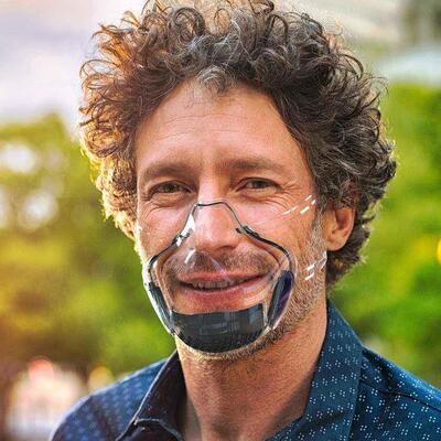 Reusable Clear Face Mask Bandage Cover Mouth Nose Mask Face