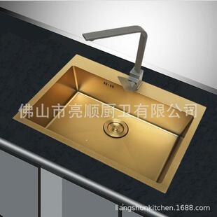 5045手工水槽制品产品单槽水槽高档水槽不锈钢厨房水盆洗菜池