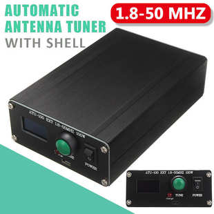 55Mhz ATU 100 1.8 mini自動天線調諧器0.96英寸帶外殼成品充電版