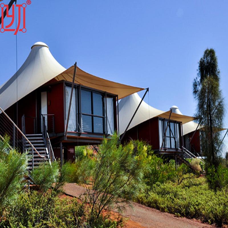 户外野营沙滩林地民宿酒店帐篷露营度假村风景区酒店膜结构帐篷